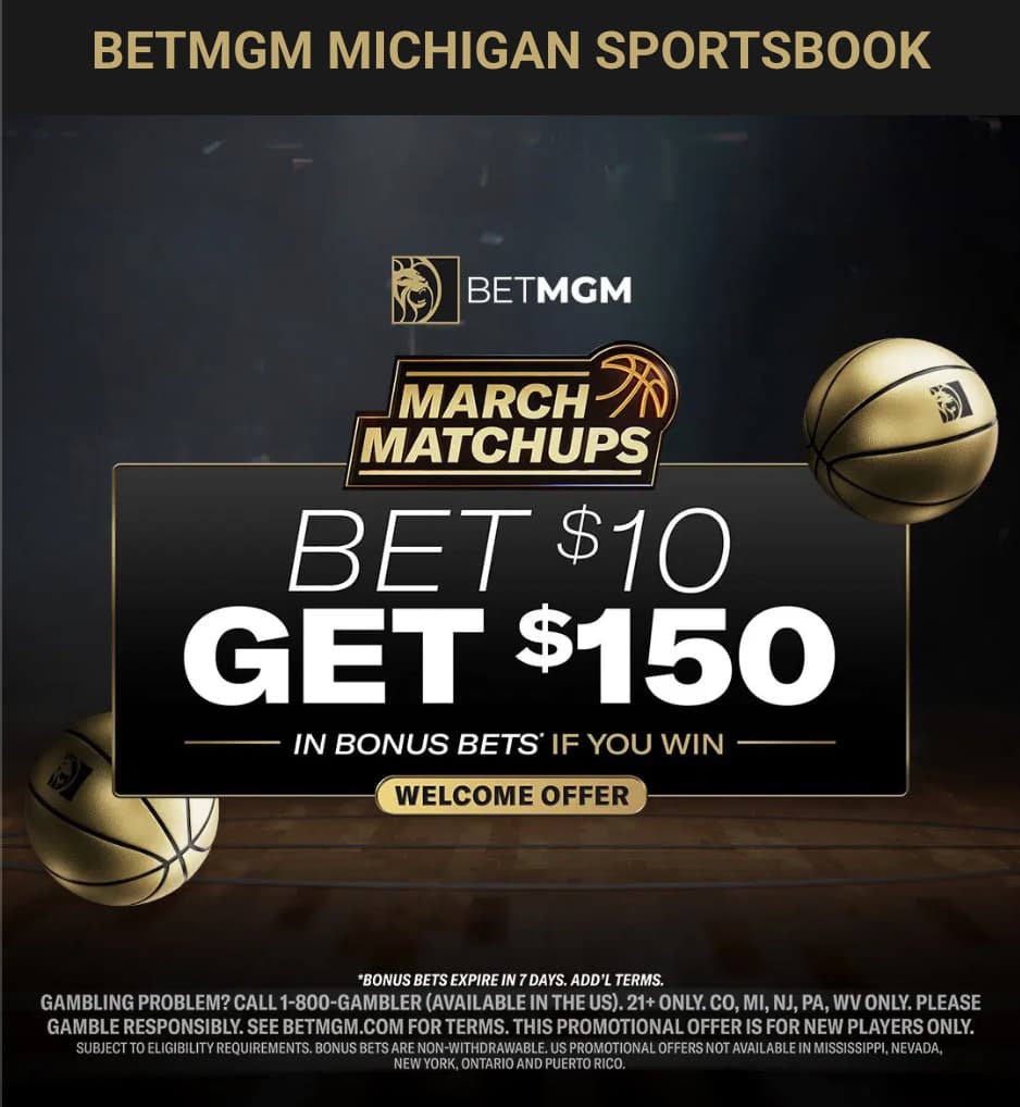BetMGM Michigan bonus offer